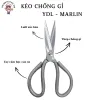 Kéo Cắt Thịt Gà, Vịt, Cá, Thịt Cao Cấp YDL Marlin Thép Trắng Nhật Giá Rẻ 75K 1