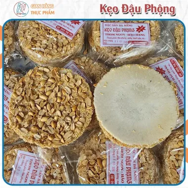 Kẹo Đậu Phộng Mè Giòn Đà Nẵng Size Nhỏ 15cm - Vị Thơm Ngon Bùi Béo - Giảm 12.4k, Chỉ 59k