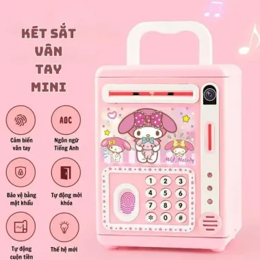 Két Sắt Thông Minh Cho Bé - Vân Tay Mật Mã An Toàn Giá Xả 149k 1