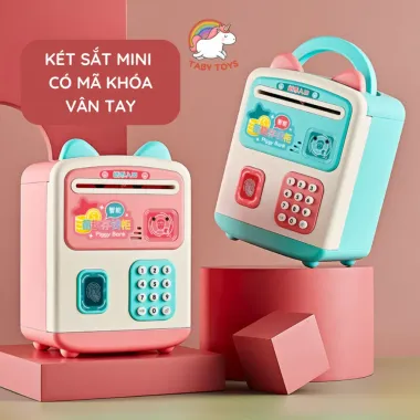 Két Sắt Thông Minh Cho Bé - Vân Tay Mật Mã An Toàn Giá Xả 149k 4