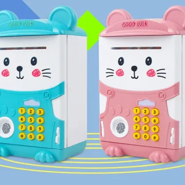 Két Sắt Thông Minh Cho Bé - Vân Tay Mật Mã An Toàn Giá Xả 149k 6