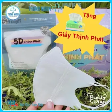 Khẩu Trang 5D Thịnh Phát 3 Lớp Kháng Khuẩn Chống Tia UV - Giảm 169.000đ 5