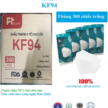 Khẩu Trang KF94 4D HẢI AN MASK Chống Bụi Mịn Tia UV Giá Rẻ 97200đ
