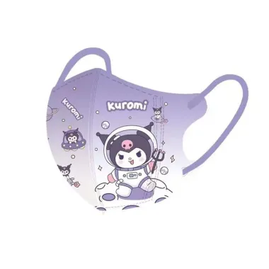 Khẩu trang Kuromi mẫu mới cho trẻ em 3-12 tuổi giá rẻ chỉ 13000đ/set 10 cái 4 Khẩu trang Kuromi mẫu mới cho trẻ em 3-12 tuổi giá rẻ chỉ 13000đ/set 10 cái 4