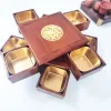 Khay Đựng Bánh Kẹo Mứt Tết Gỗ Óc Chó Cao Cấp 6 Ngăn 4 Ngăn Sang Trọng Giá Rẻ 1