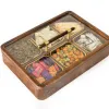 Khay Đựng Bánh Kẹo Mứt Tết Gỗ Óc Chó Cao Cấp 6 Ngăn 4 Ngăn Sang Trọng Giá Rẻ 3