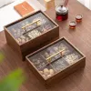 Khay Đựng Bánh Kẹo Mứt Tết Gỗ Óc Chó Cao Cấp 6 Ngăn 4 Ngăn Sang Trọng Giá Rẻ 6
