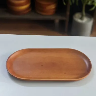 Khay Gỗ Oval Xà Cừ Cao Cấp 30x16cm - Đậm Chất Trang Trí, Giá Chỉ 75k! 1