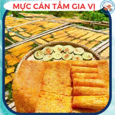 Khô Mực Cán Tẩm Vị Nha Trang 500Gr Giá Rẻ - Giảm 28K Còn 120K tại KingFood