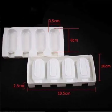 Khuôn Silicon Làm Kem Cakepop 4 Ngăn - Giá Chỉ 149k Thay 180k - Đặt Hàng Ngay 1