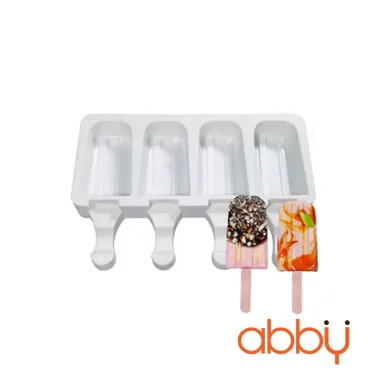 Khuôn Silicon Làm Kem Cakepop 4 Ngăn - Giá Chỉ 149k Thay 180k - Đặt Hàng Ngay 3