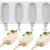 Khuôn Silicon Làm Kem Cakepop 4 Ngăn - Giá Chỉ 149k Thay 180k - Đặt Hàng Ngay 5