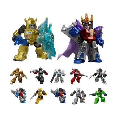 ▲KKangT▲ Bruco Building Blokees Nhân Vật - BLOKS TRANSFORMERS Defender Edition Vol.02 Thẻ Anime Đồ Chơi Bé Trai