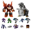 ▲KKangT▲ Bruco Building Blokees Nhân Vật - BLOKS TRANSFORMERS Defender Edition Vol.02 Thẻ Anime Đồ Chơi Bé Trai 4