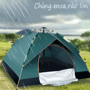Lều Cắm Trại Tự Bung 4-6 Người Chống Nước Gấp Gọn Dễ Dùng Du Lịch Giá Tốt 529k 4