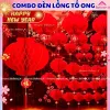 Lồng Đèn Tổ Ong Đỏ Treo Trang Trí Tết 2025 Giá Rẻ Chỉ 28500đ - Mua 50-100 Cái