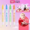 LUCKY Bút Đánh Dấu, Phát Sáng Trong Bóng Tối DIY Graffiti Dạ Quang Bút, Tranh Tay Nhiều Màu Sắc Bút Ma Thuật Đầu Kép Bút Highlighter Sinh Viên 4