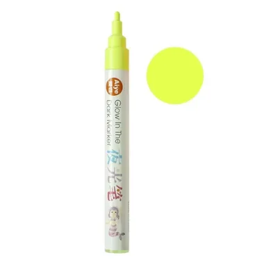 LUCKY Bút Đánh Dấu, Phát Sáng Trong Bóng Tối DIY Graffiti Dạ Quang Bút, Tranh Tay Nhiều Màu Sắc Bút Ma Thuật Đầu Kép Bút Highlighter Sinh Viên