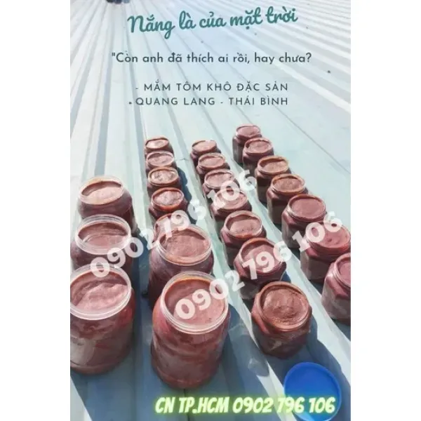 Hình ảnh sản phẩm Mắm tôm khô 1kg (loại đặc biệt) - Đặc sản Thái Bình