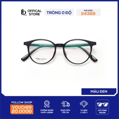 Mắt Kính Gọng Tròn MOCHON Nhựa Cao Cấp - Lắp Tròng Cận Loạn Giá Rẻ Chỉ 199k 1