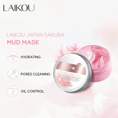 Mặt Nạ Bùn Non LAIKOU Sakura - Làm Trắng, Loại Bỏ Mụn, Dưỡng Ẩm Chỉ 29.000Đ 5