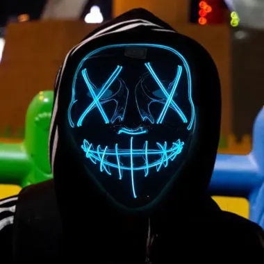 Mặt Nạ Kinh Dị Halloween LED Dạ Quang Giá Rẻ - Venom Nhân Vật Sáng Tạo 1