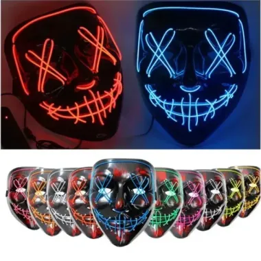 Mặt Nạ Kinh Dị Halloween LED Dạ Quang Giá Rẻ - Venom Nhân Vật Sáng Tạo 3