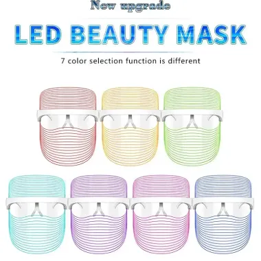 Mặt Nạ LED 7 Màu Trẻ Hóa Da - Sạc Lại, 3 Màu Đẹp Da, Giá Tốt 691.166đ 4