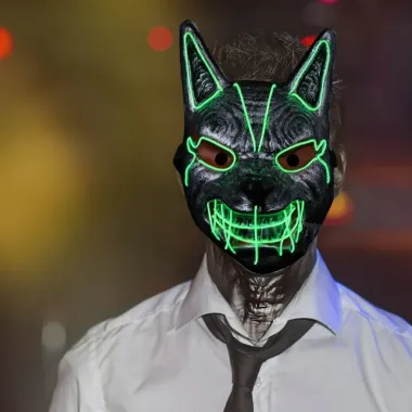 Mặt Nạ LED Full Face Wolf Cyberpunk - Cosplay Giá Rẻ Chỉ 1029045đ 3