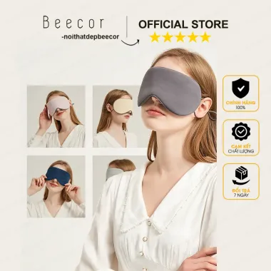 Mặt Nạ Ngủ Lụa Che Mắt Du Lịch Co Giãn 2 Mặt Màu Trơn Giá Cực Sỉ 41040đ