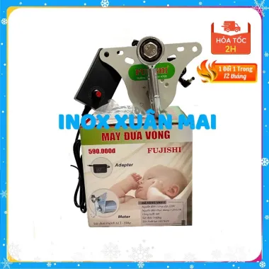 Máy Đưa Võng Tự Động Cho Bé FUJISHI Inox Xuân Mai - Giảm 29tr còn 139k