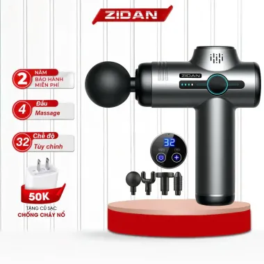 Máy massage cầm tay ZiDan cao cấp màn hình cảm ứng 15000 vòng/phút pin 4000mAh giá chỉ 1 triệu 4