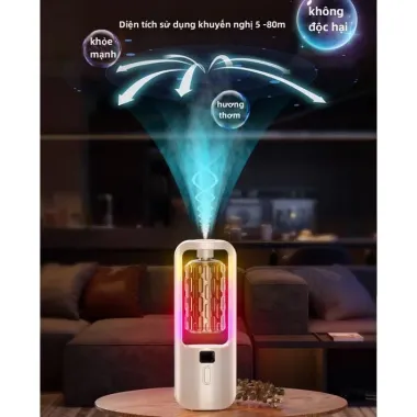 Máy Phun Sương Tinh Dầu 5 Cấp Độ Có Đèn Led - Tạo Độ Ẩm Không Khí Giá Rẻ Chỉ 20.9k