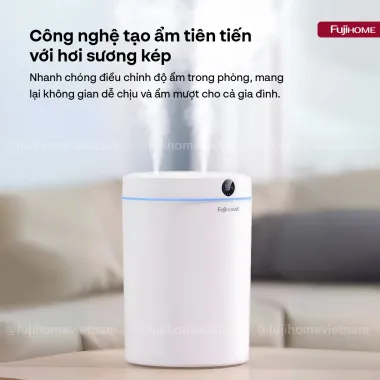 Máy Phun Sương Tinh Dầu 5 Cấp Độ Có Đèn Led - Tạo Độ Ẩm Không Khí Giá Rẻ Chỉ 20.9k