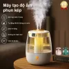 Máy Tạo Độ Ẩm Phun Kép UPIN Công Suất Lớn Màn Hình LED Đèn Ngủ - Giá Chỉ 167k! 1