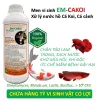 Men vi sinh cho hồ cá Koi - Xử lý nước sạch, diệt tảo lam, khử mùi hôi - 100% tự nhiên EM-CAKOI
