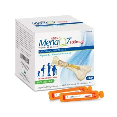 Midu MenaQ7 180mcg - Tăng Chiều Cao, Canxi D3K2 Cho Bé & Mẹ Bầu - Giá Tốt 360k 1