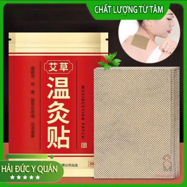 Miếng Dán Ngải Cứu Giảm Đau Bụng, Lạnh Chân Tay - 20 Miếng, Nội Địa Trung, An Toàn, Giá 30K