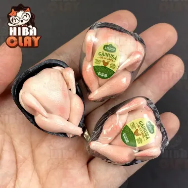 Mô hình Mực ống tí hon mini DIY giá rẻ - Đồ ăn cho búp bê chỉ 55000đ 5