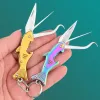 Móc Khóa Đa Chức Năng Hình Cá Mập Gấp Gọn Inox304 - Dao Mini Giá Cực Sốc 39K 4
