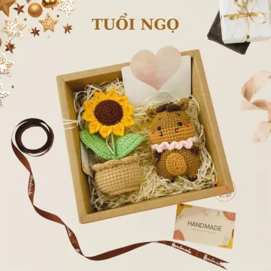 Móc Khóa Len Hoa Hướng Dương Handmade Autumny - Quà Tặng Sinh Nhật Giá Xỉ | Chỉ 35k 3 Móc Khóa Len Hoa Hướng Dương Handmade Autumny - Quà Tặng Sinh Nhật Giá Xỉ | Chỉ 35k 3