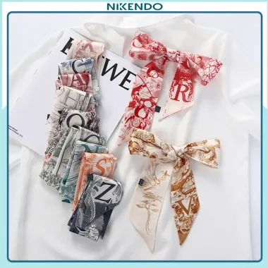 Mới in 26 chữ cái mô hình tóc dải nữ dài lụa nhỏ khăn trang trí đồng bằng mô phỏng lụa khăn 5 Mới in 26 chữ cái mô hình tóc dải nữ dài lụa nhỏ khăn trang trí đồng bằng mô phỏng lụa khăn 5