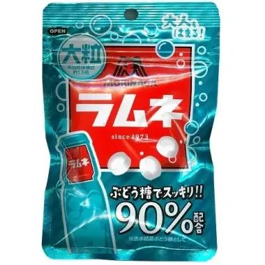 MoriNaga Seika Kẹo Ramune Lớn Nho 38g ×10 túi 1