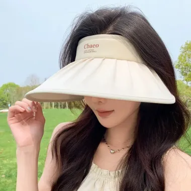 Mũ Chống Nắng UV99.9% Cho Xe Máy, Nửa Đầu Vành Rộng Thời Trang, Giá Chỉ 279K 6