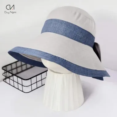 Mũ Vành Rộng Nữ Linen Mềm Mại - Nón Đi Biển, Du Lịch Giá 169k! 6 Mũ Vành Rộng Nữ Linen Mềm Mại - Nón Đi Biển, Du Lịch Giá 169k! 6