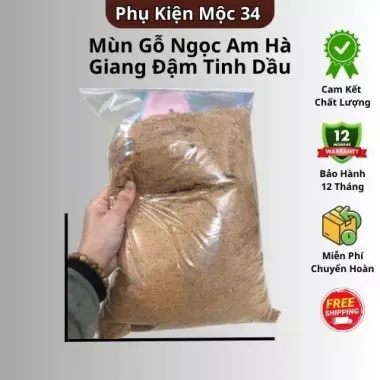 Mùn Gỗ Ngọc Am Đỏ Hà Giang Sạch 100% - Xông Nhà Đuổi Muỗi, Thanh Thải Không Gian