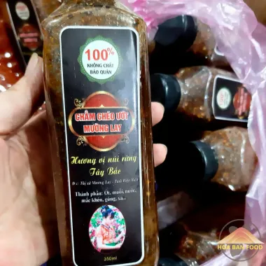 Muối Chẩm Chéo Mường Lay 350ml Tây Bắc Chuẩn Vị Khô Ướt Đặc Biệt Giá Tốt 55k 6
