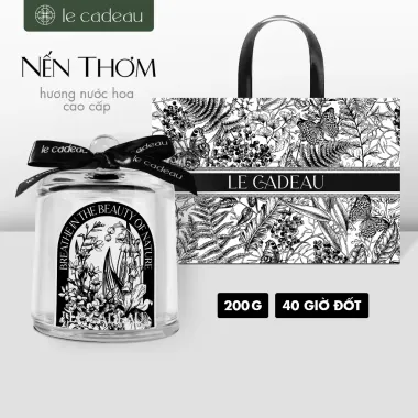 Nến Thơm Le Cadeau Charmante - Thư Giãn, Ngủ Ngon, Quà Tặng Sinh Nhật, Giá Khuyến Mãi 359k