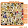 Nhãn dán Cheems Doge Meme Chó Vui Nhộn chống nước - Dán bàn học, mũ bảo hiểm - Giá chỉ 24k!