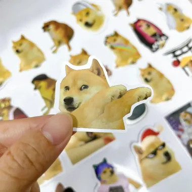 Nhãn dán Cheems Doge Meme Chó Vui Nhộn chống nước - Dán bàn học, mũ bảo hiểm - Giá chỉ 24k! 4 Nhãn dán Cheems Doge Meme Chó Vui Nhộn chống nước - Dán bàn học, mũ bảo hiểm - Giá chỉ 24k! 4